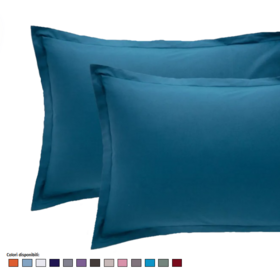 Pair of Basic Plus Lovely Home pillowcases 50x80+15cm 